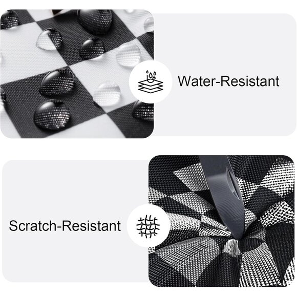 Versatile Checkered Crossbody Bag with Expandable Bottom - Stylish & Practical - Picture 7 of 7